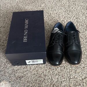 Boys Black Dress Shoes